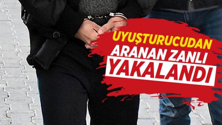 Uyuşturucudan aranan zanlı yakalandı
