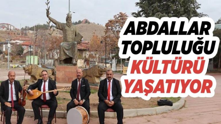 Abdallar topluluğu kültürü yaşatıyor