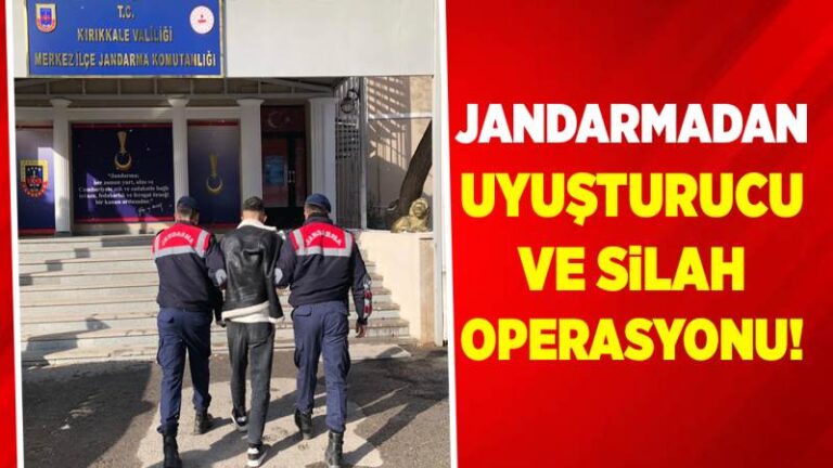 Jandarmadan uyuşturucu ve silah operasyonu!