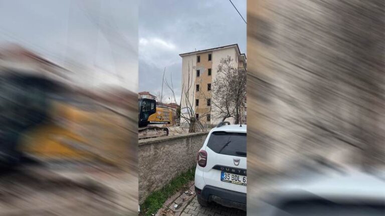 Bahçelievler’de riskli Aile Sağlığı Merkezi yıkıldı