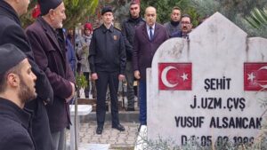 Kırıkkale Şehitliği’nde duygu dolu anma programı