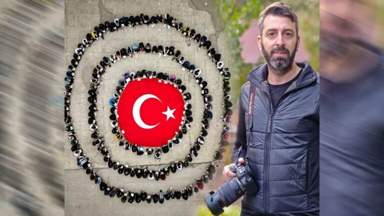 Üçüncülük getiren o kare havadan görüntülendi