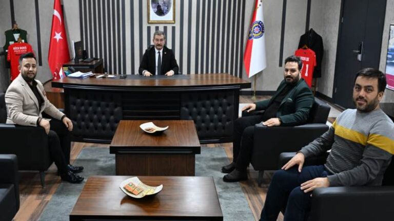 Gazetekale ve Yenigün’den Emniyet Müdürü Mustafa Işık’a ziyaret