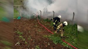 Etiler Mahallesi’nde korkutan yangın