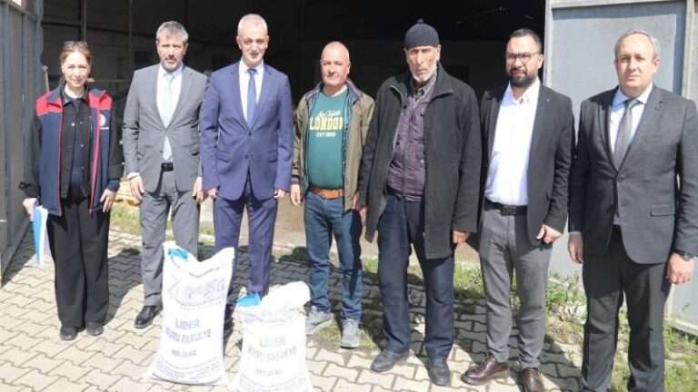 Kırıkkale’de üreticiye kuru fasulye tohum desteği